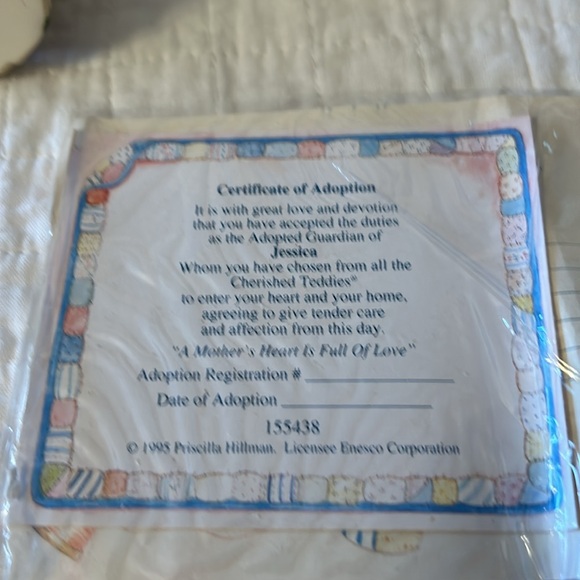 Cherished Teddies Bear Figurine- “Jessica”- #155438 - Picture 6 of 7